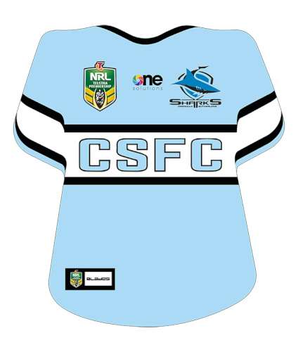 Sharks NRL Jersey Icing Image - Click Image to Close
